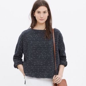 MADEWELL Charcoal Shadestripe Top | XS